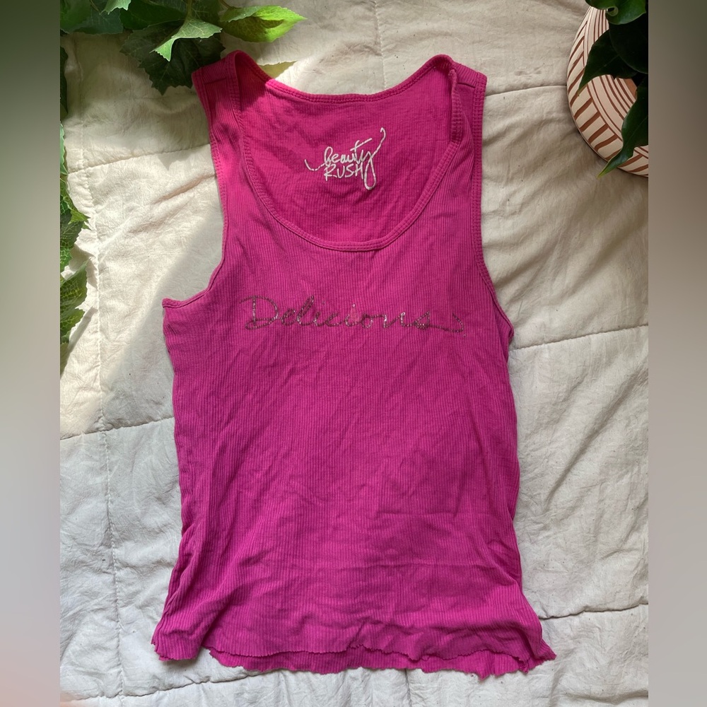 Vintage hot pink tank